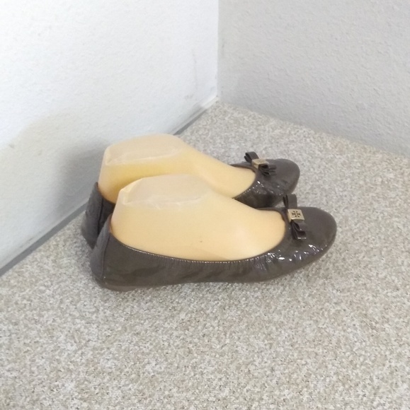 Tory Burch Eddie Patent Leather Ballet Flats - Picture 5 of 6